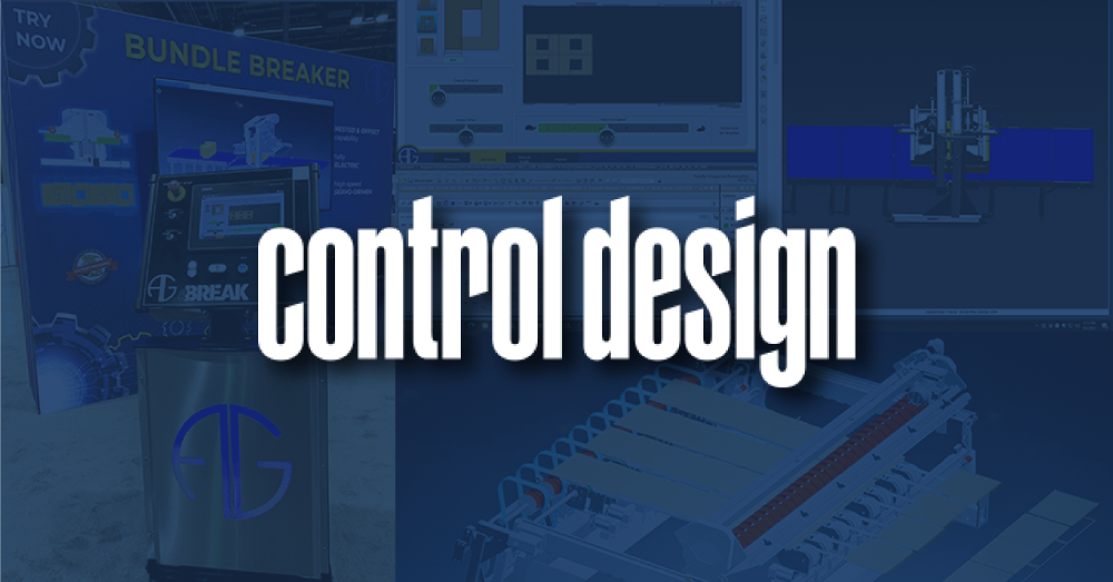 A.G. Stacker featured in Control Design January ‘22 Issue