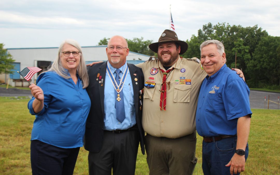 A.G. Stacker Hosts National Flag Day Ceremony